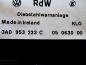 Preview: RdW DWA VW Corrado 3A0953233C Steuergerät Diebstahlwarnanlage Alarmanlage 53i