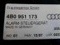 Preview: Audi A6 4B Bj:1998 Alarmsteuergerät Steuergerät Alarm 4B0951173