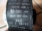 Preview: VW Polo 9N Sicherheitsgurt Gurt Hinten Rechts 6Q0857806