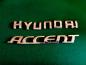 Preview: Hyundai Accent MC Bj:07 Schriftzug Emblem badge emblem Auf Heckklappe