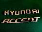 Preview: Hyundai Accent MC Bj:07 Schriftzug Emblem badge emblem Auf Heckklappe