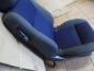 Preview: Seat Ibiza 6K Sitz Vorne Rechts Stoff Grau und Blau