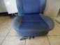 Preview: Seat Ibiza 6K Bj:2001 Fahrersitz Sitz Vorne Links Stoff Grau und Blau Sitze