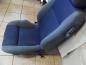 Preview: Seat Ibiza 6K Bj:2001 Fahrersitz Sitz Vorne Links Stoff Grau und Blau Sitze