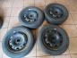 Preview: 4x Stahlfelge mit Sommerreifen Bridgestone VW Seat 165/70 R 14 81T 6Jx14H2 6Q0601025