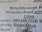 Preview: Audi A6 Bj:1998 Seitenpolster Rücksitzbank Links 4B9885703
