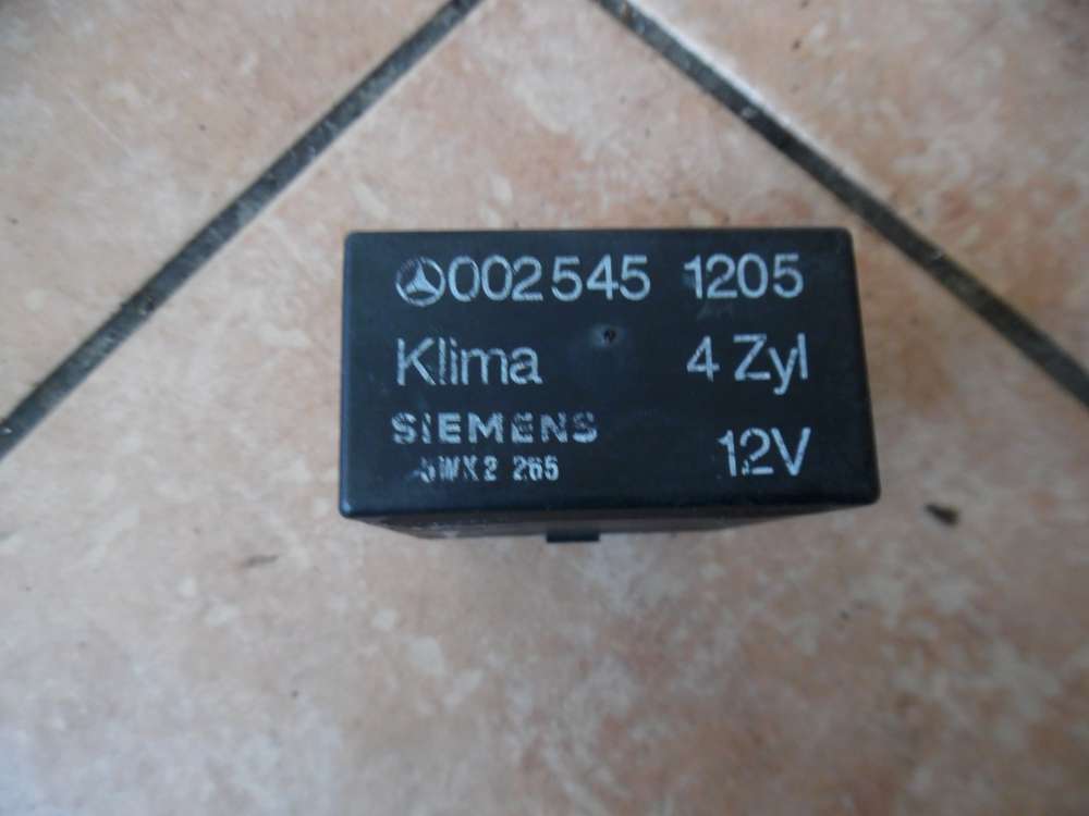 Mercedes-Benz W124 W201 Steuerger?t Relais Klima A0025451205