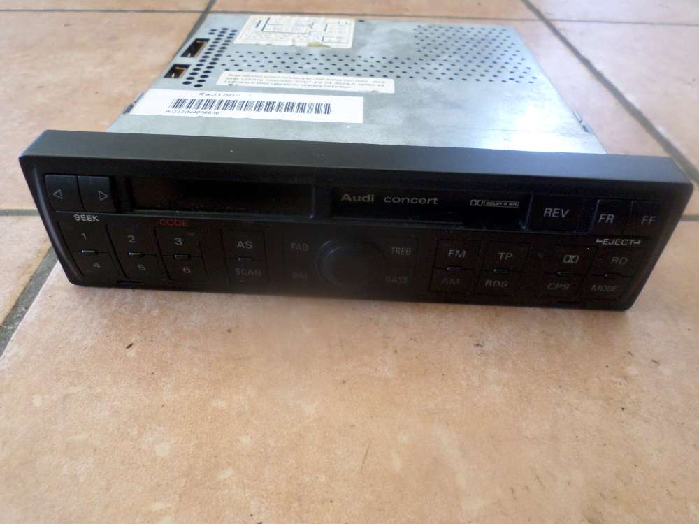 Audi A6 Radio Blaupunkt Audi Concert plus 4B0035186B Kode:0568