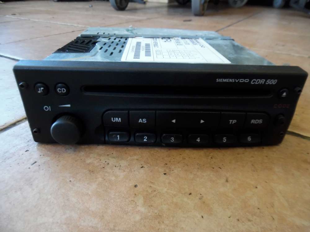 Opel Zafira A Radio CD Simens VDD 330886636 93171870