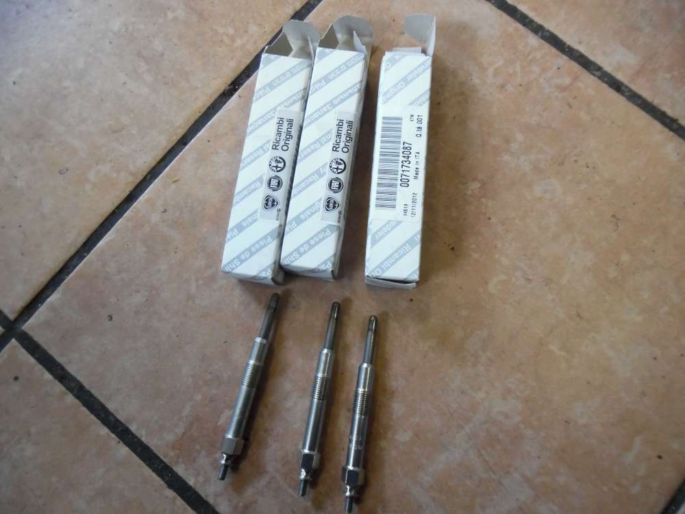Fiat 3x Zündkerze Zuendkerze 0071734087