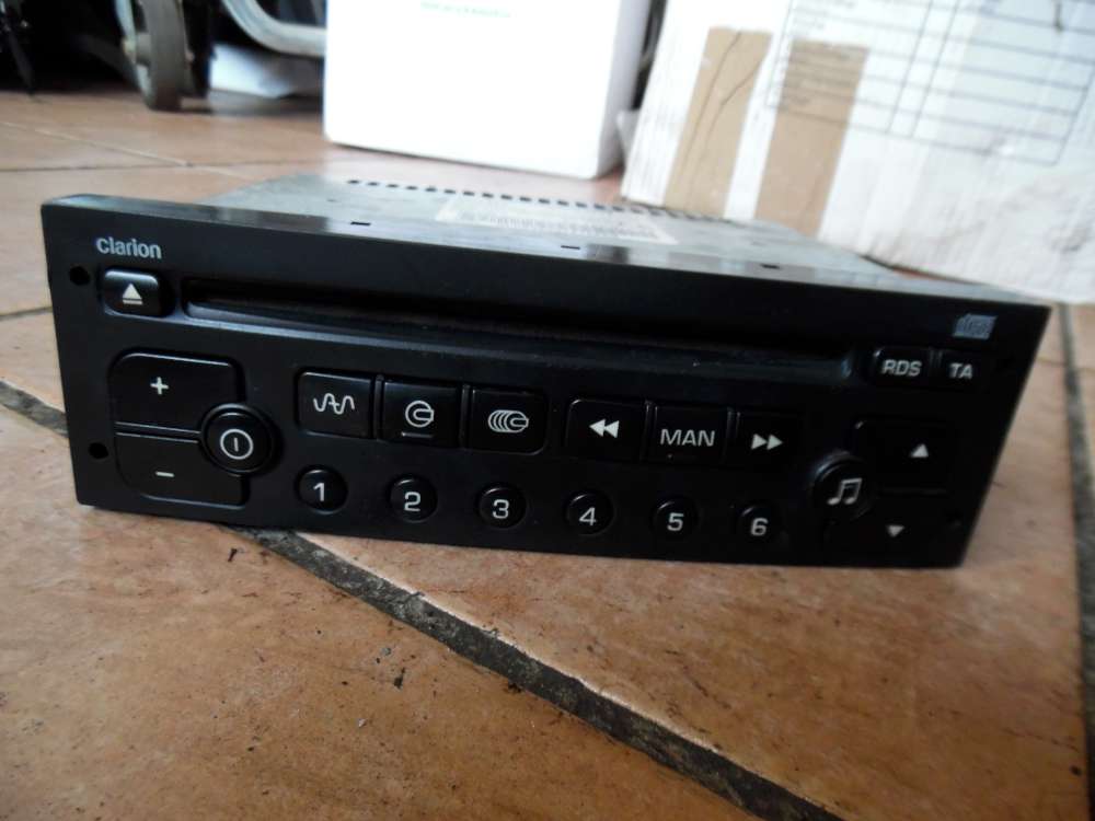 Peugeot 206 Cabrio Radio CD Clarion 96488011XT