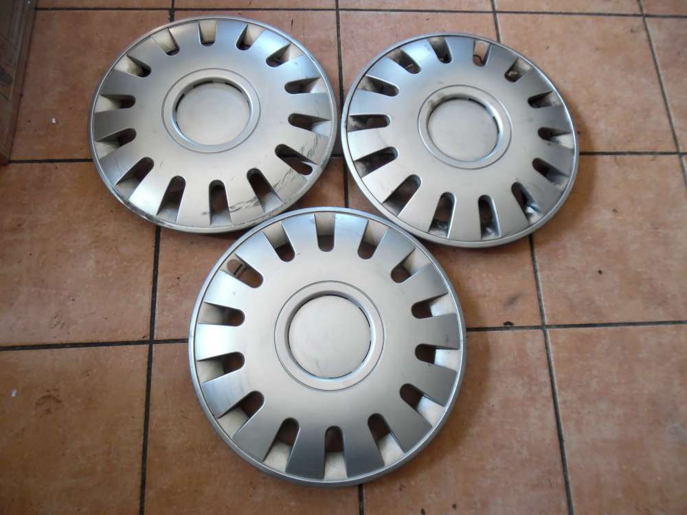 3x Radabdeckung Radkappen 15-Zoll