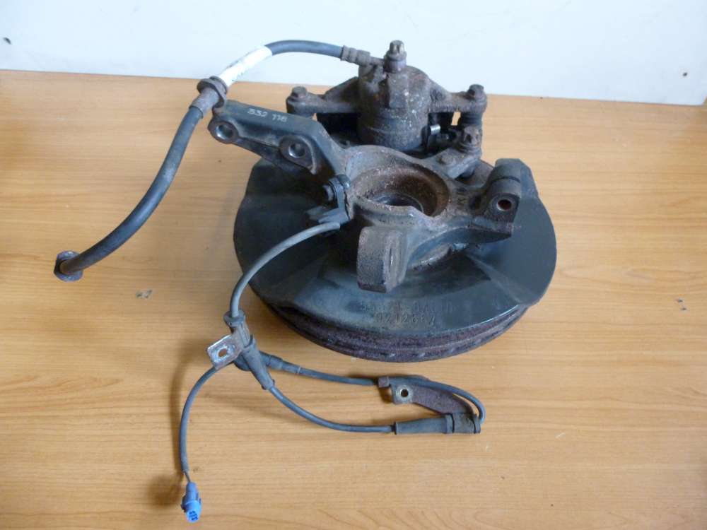 Opel Agila Bj 2004 Achsschenkel Radnabe Radlager vorne links mit Bremssattel .