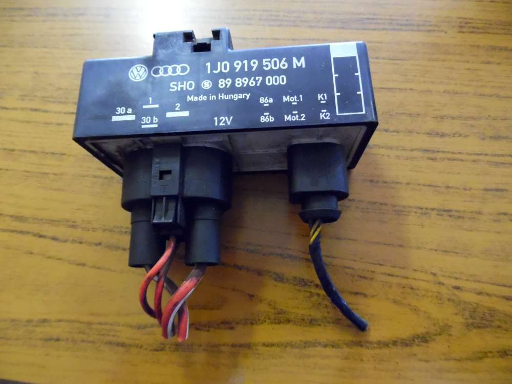 VW Golf 4, Skoda, Audi Steuergerät Lüfter Lüftersteuergerät 1J0919506M