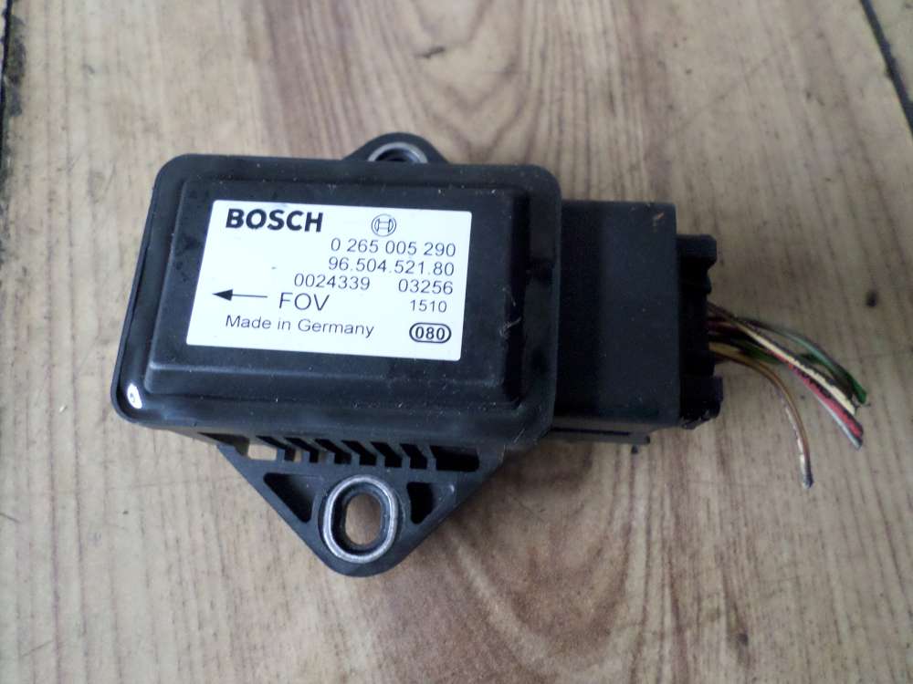 Peugeot 307 Bj.2004 Sensor Steuergerät Querbeschleunigung 9650452180