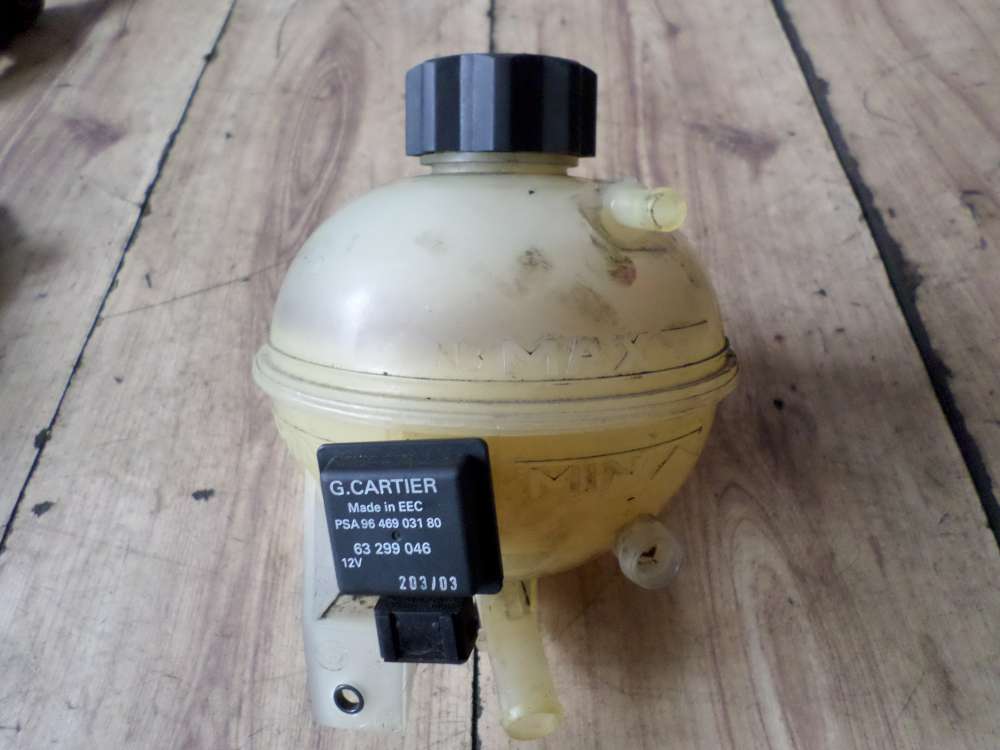 Peugeot 307 Bj 2004 K?hlwasserbeh?lter Wasserbeh?lter mit Sensor f?r K?hlmittelstand 63299046