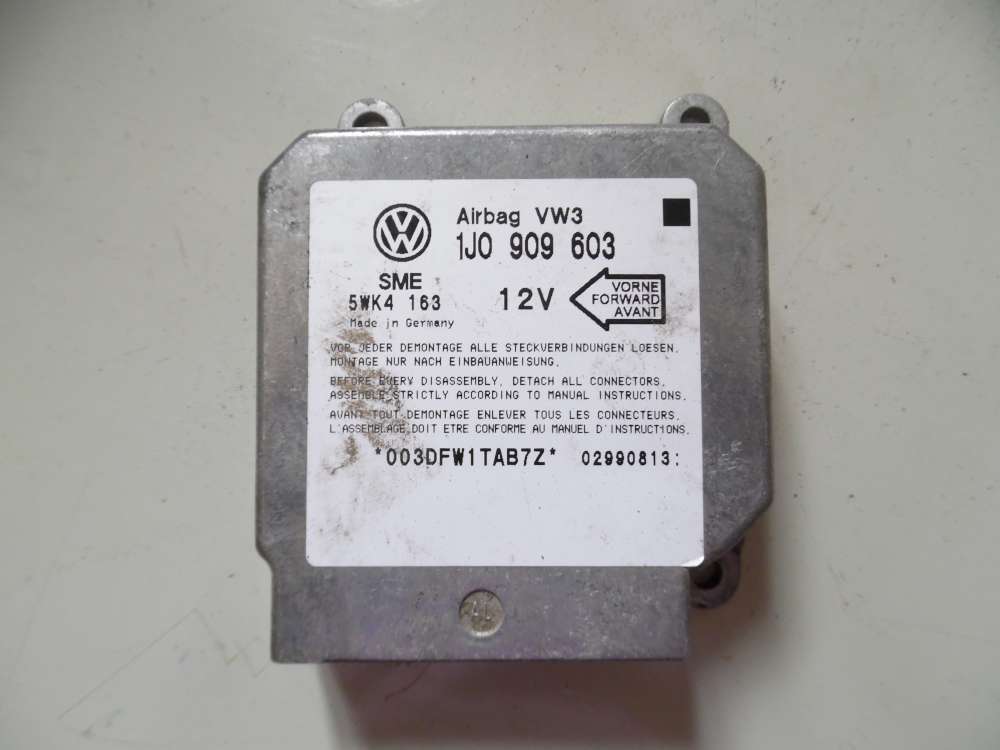 VW Golf 4 Airbagsteuergerät 1J0909603