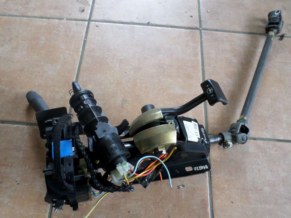 Fiat Punto 176 Lenks?ule Steuerger?t Z?ndschlo? mit Schl?ssel Lenkstockschalter Blinker Wischer Schalter 7573490