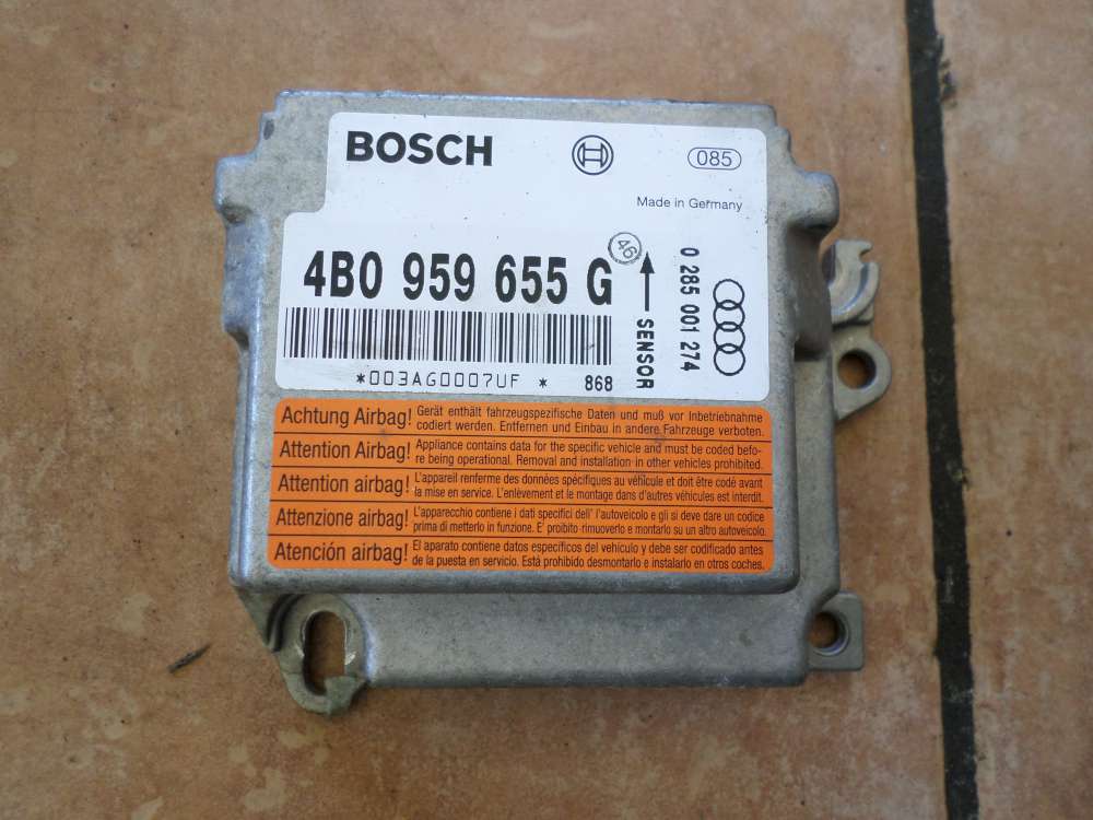 Audi A6 Airbagsteuergerät 4B0959655G