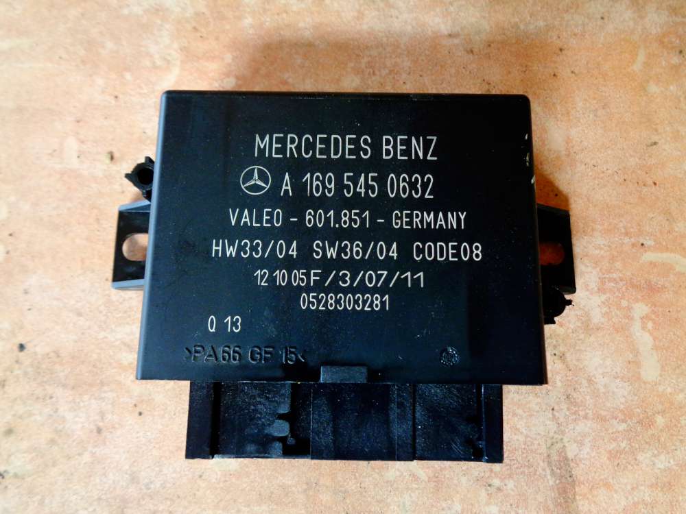 Mercedes W169 A-Klasse A180 CDI Bj:2005 Avantgarde Parktronic PDC Steuergerät A1695450632