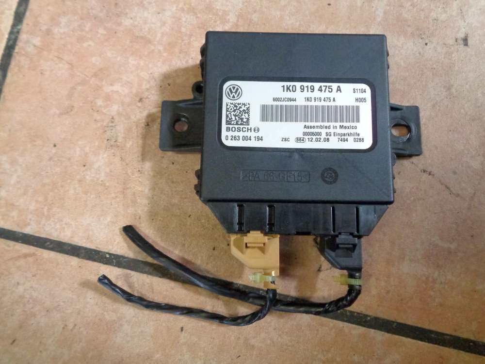 Seat Altea XL 5P Bj:2008 Steuergerät Einparkhilfe PDC-Sensor 1K0919475A