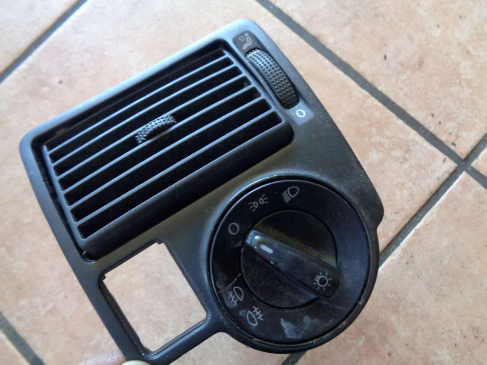 VW Golf 4 L?ftungsgitter Luftd?se mit Lichtschalter 1J0815715 1C0941531