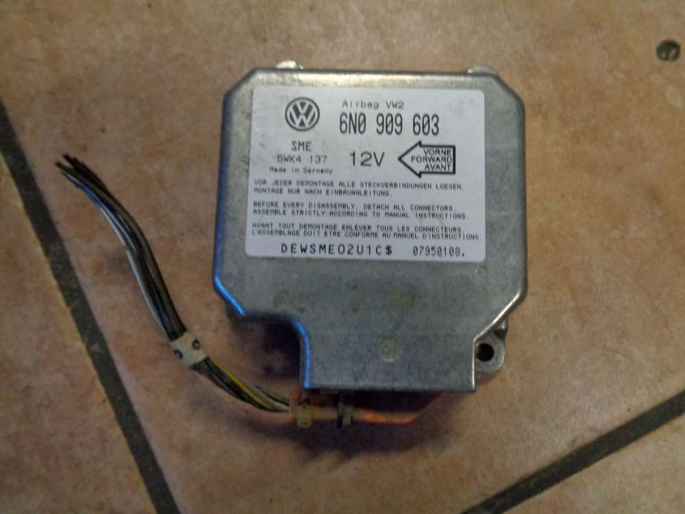 VW Golf 3 Airbag Steuergerät 6N0909603