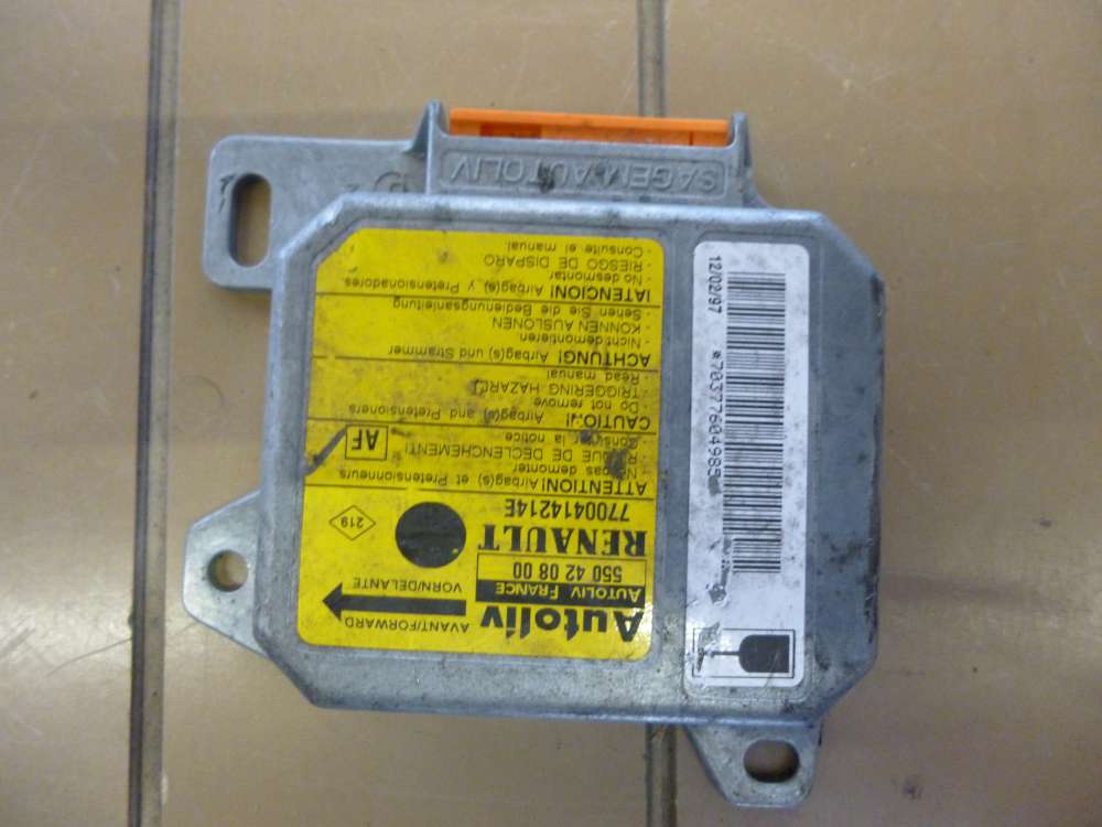 Steuergerät Airbag Renault Clio 550420800 / 7700414214E