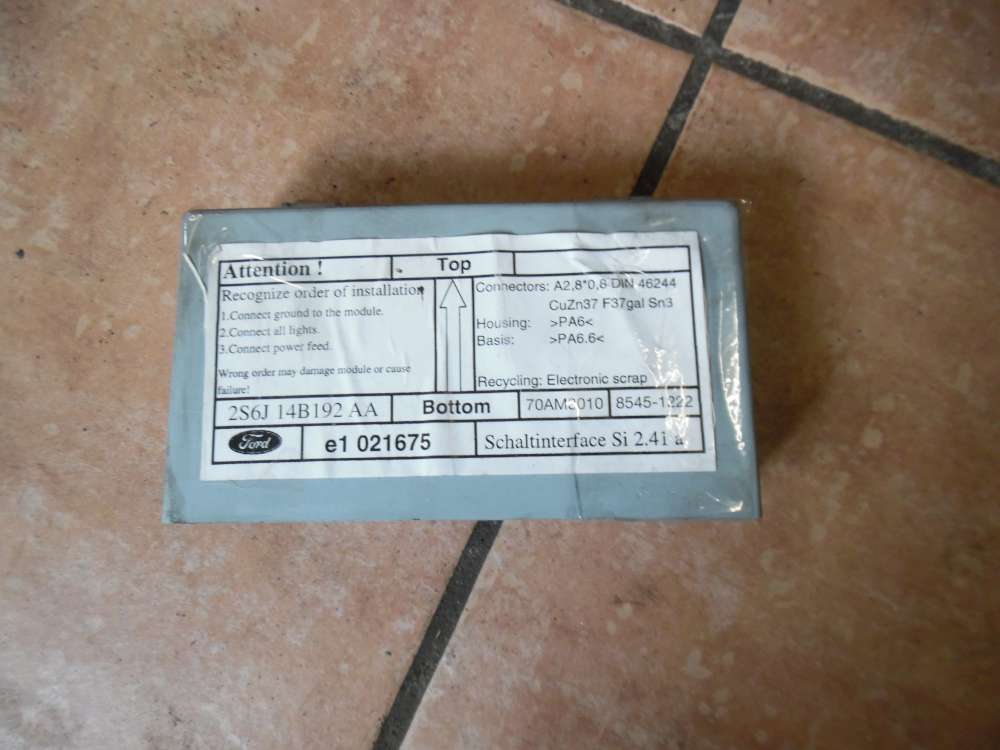Ford Fiesta V Steuergerät Anhängekupplun 6G6J-14B192-AA