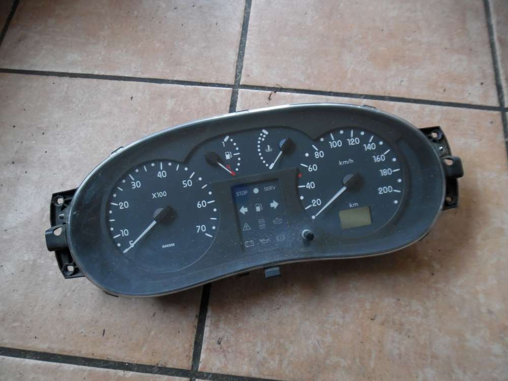 Renault Kangoo Tacho Kombiinstrument 282000KM P8200103750