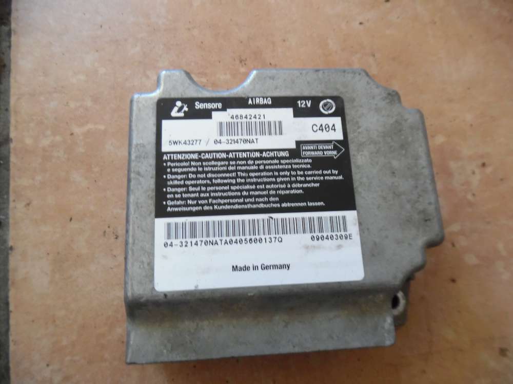 Alfa Romeo 147 Airbagsteuergerät 46842421