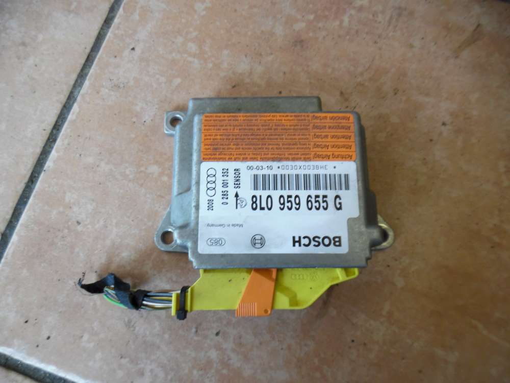 Audi A3 8L Airbagsteuergerät Steuergerät 8L0959655G 0285001352