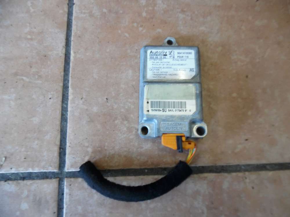 Peugeot 206 Airbagsteuergerät Side 9641478080