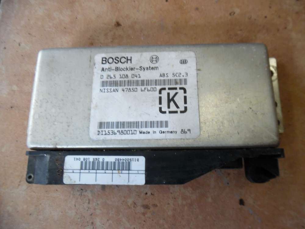 Nissan Micra II K11 ABS Steuergerät 47850 6F600 Bosch 0265108041