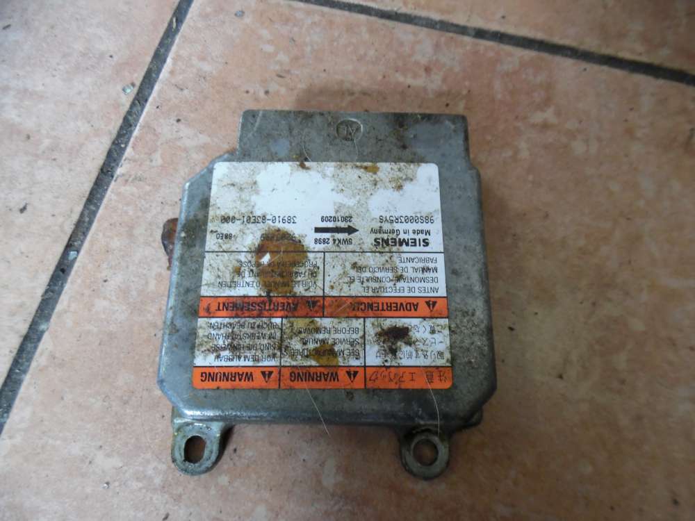 Opel Agila A Airbagsteuergerät Steuergerät 38910-83E01-000