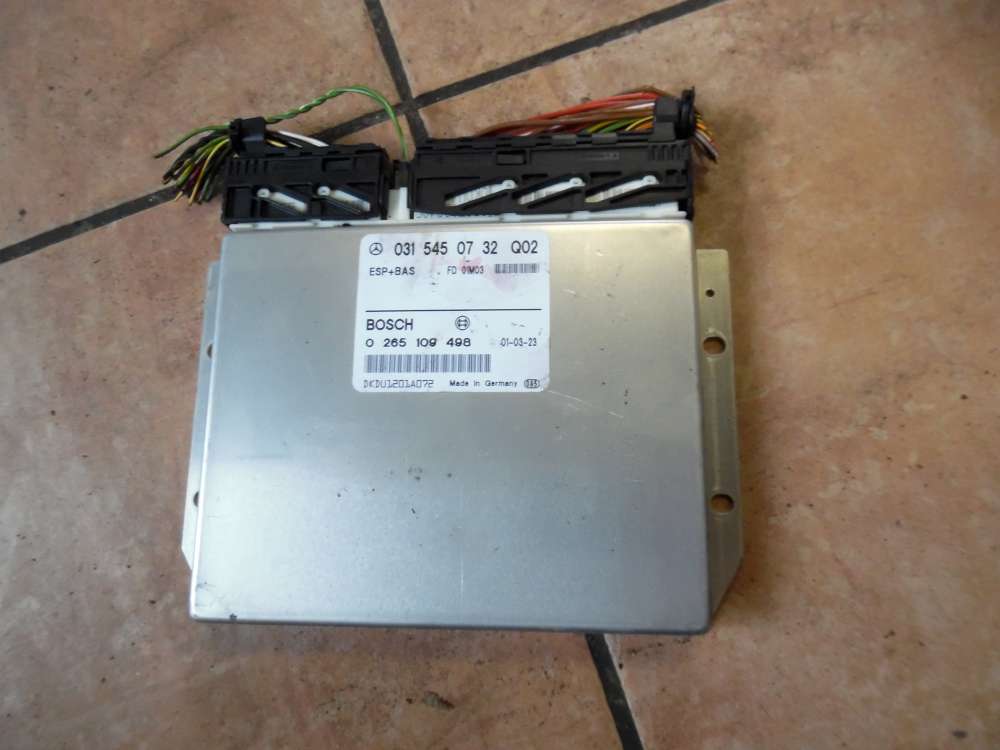 Mercedes E-Klasse W210 Steuergerät ESP BAS 0315450732 Bosch 0265109498