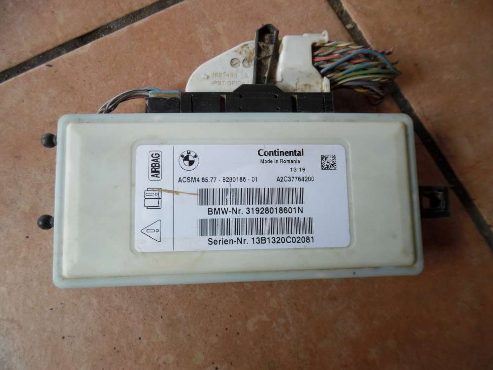 BMW 5er F10 F11 Steuergerät Kontrolle ECU 9280186