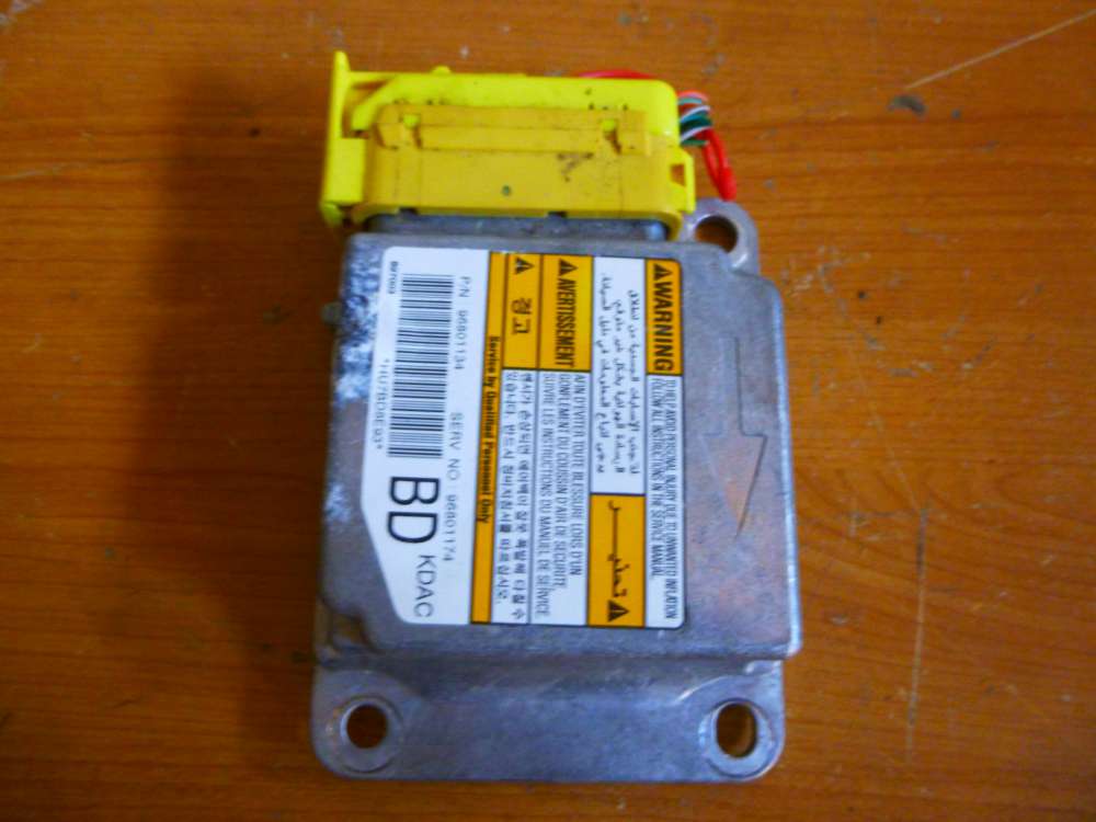 Chevrolet Matiz II Steuergerät Airbag 96801134 96801174 BD