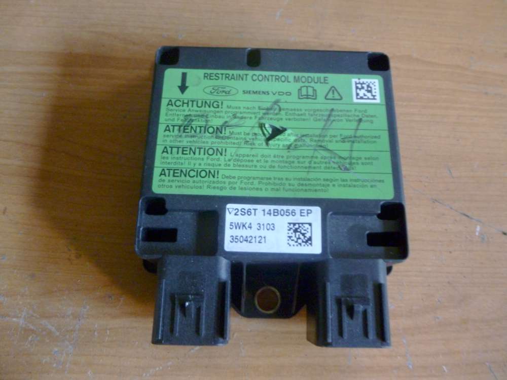 Ford Focus Bj:1999 Airbagsteuergerät 2S6T-14B056EP