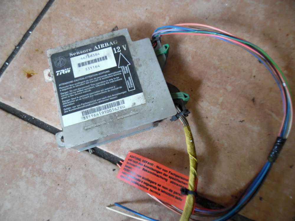 Fiat Punto 188 Airbagsteuergerät Steuergerät 46766384