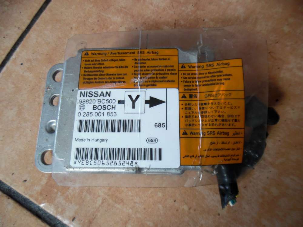 Nissan Micra K12 Airbagsteuergerät 98820-BC500