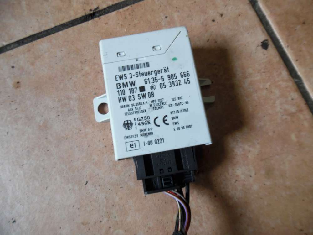BMW 3er E46 Steuergerät Wegfahrsperre 6905666