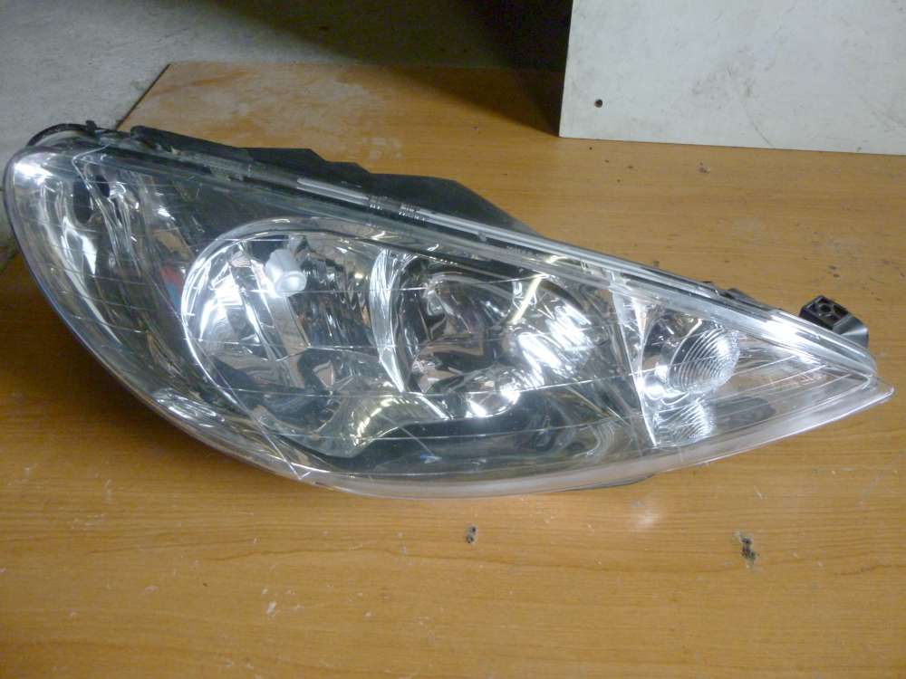 PEUGEOT 206 Scheinwerfer Rechts VALEO 9660535580