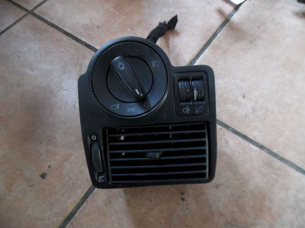 VW Golf IV Luftdüse Luftausströmer mit Lichtschalter 1J1819729 1J1815715