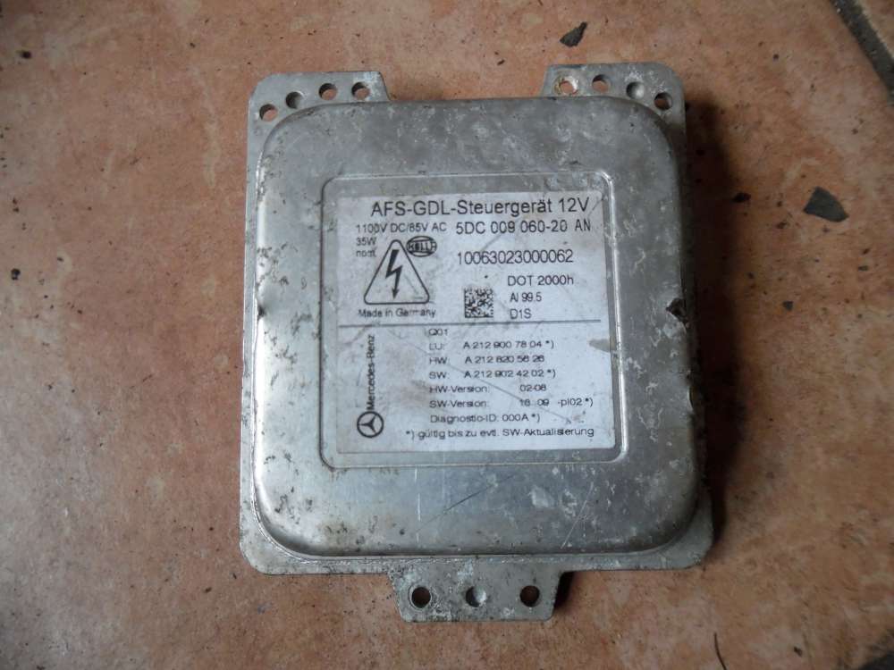 Mercedes-Benz E-Klasse W212 Steuergerät Xenon Scheinwerfer A2129007804