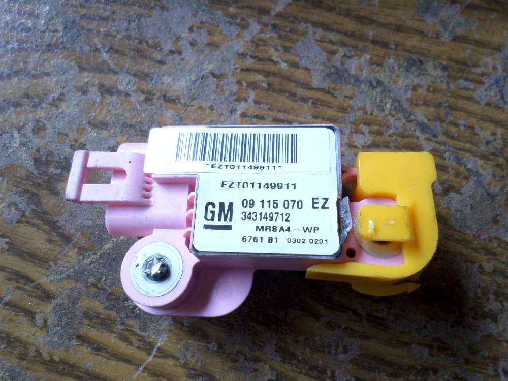 Opel Corsa C Airbag Sensor Crashsensor 09115070EZ
