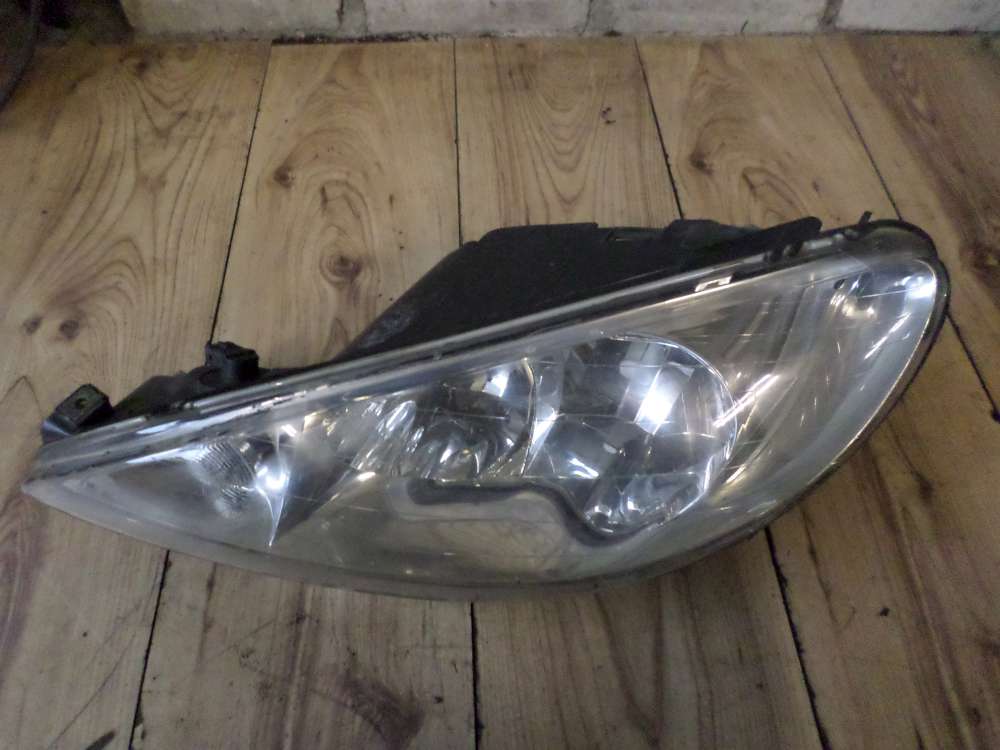 Original Peugeot 206 Scheinwerfer Vorne Links 9628666880