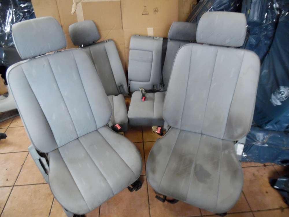 Mercedes E-Klasse W210 sitze Innenausstattung Stoff grau