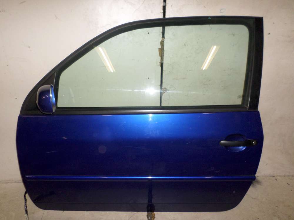 Seat Arosa 6H Bj 2000 3-türen Fahrertür Tür Vorne Links Blau Farbcode: LS5N