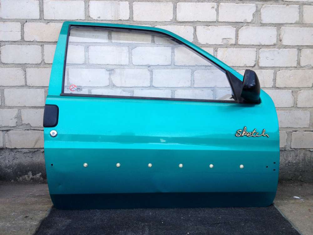 Peugeot 106 3-Türer Tür Vorne Rechts Farbe : Grün